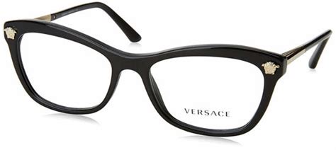 versace ove3224 glasses|Versace™ VE3224 GB1 54 Black Eyeglasses .